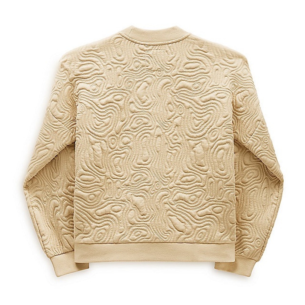VANS Skate Maze Crew Sweatshirt Sweater Mojave Desert Beige Oversized New Small - Picture 3 of 8